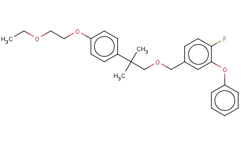 4-[[2-[4-(2-ETHOXYETHOXY)PHENYL]-2-METHYL-PROPOXY]METHYL]-1-FLUORO-2-P HENOXY-BENZENE